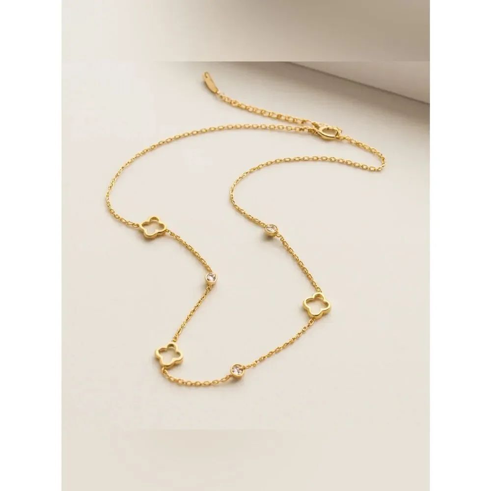 Clover necklace Q1025